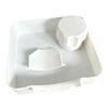 Washing Machine Water Pan Set with Raised Tray Design and Drain Fittings for Household Washer Floor Protection and Cleanup