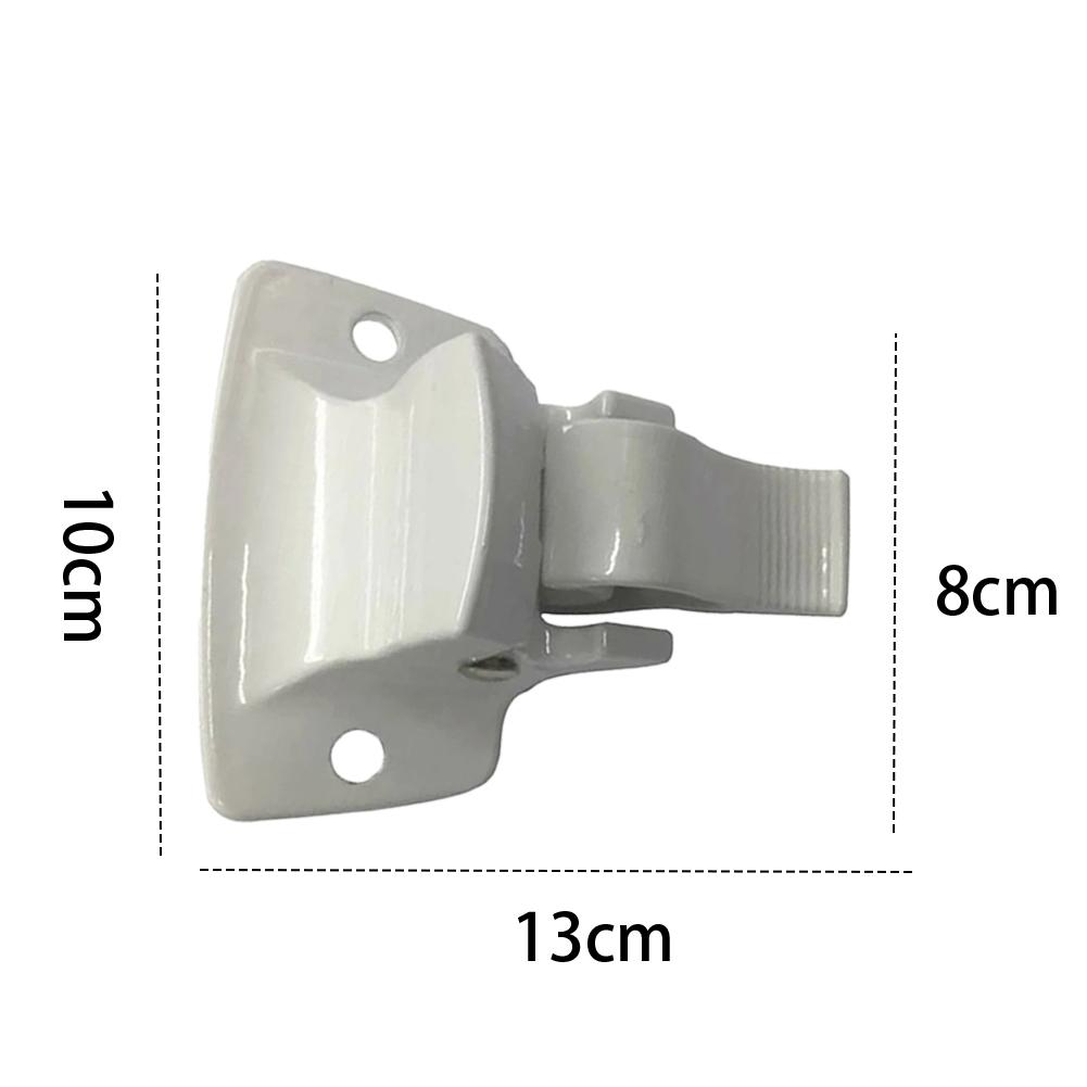 Suport inferior alb pentru copertină, înlocuiește suportul de montare pe perete inferior 3314067.004B pentru rulotă și rulotă