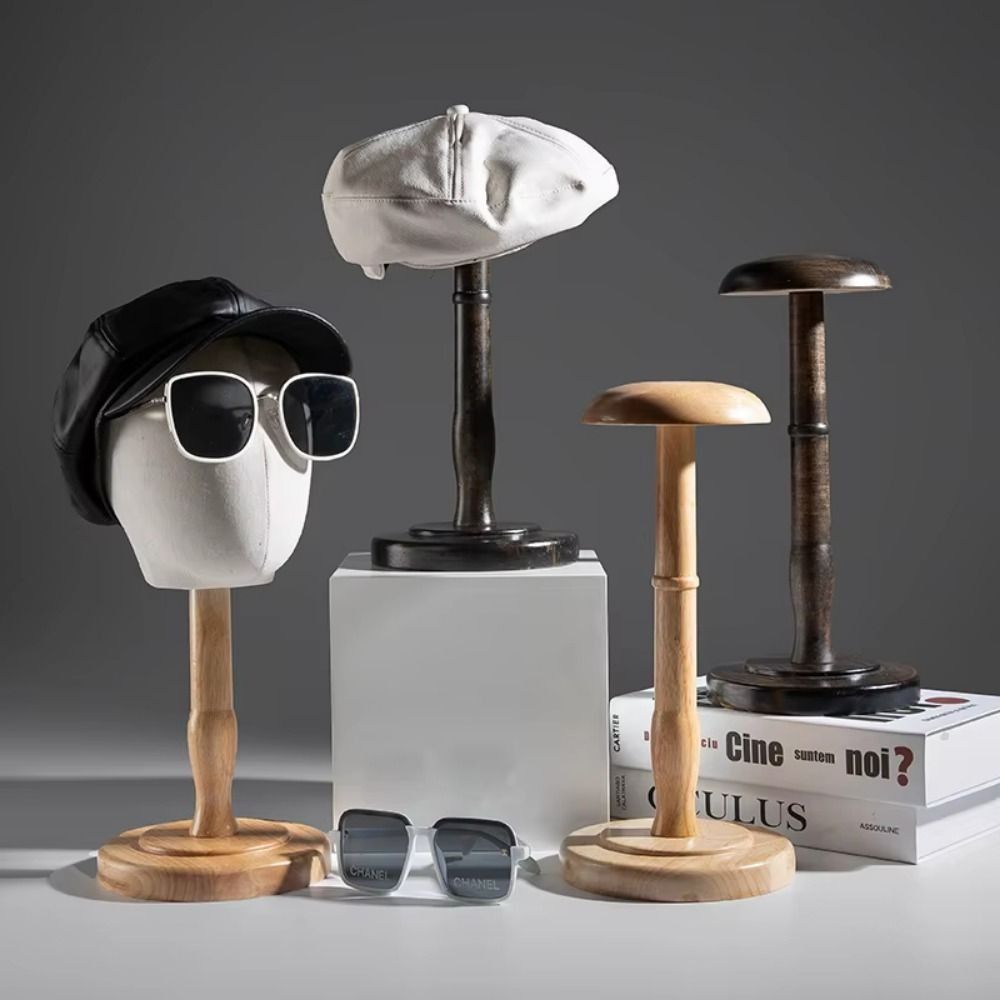 Multicolor Wigs Display Stands Vintage Hat Display Holder Minimalist Cap Display Holder  Tabletop
