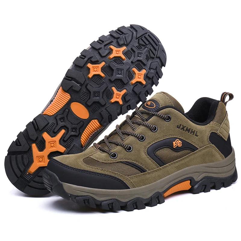 Fashion Outdoor Hiking Shoes Men Comfortable Trekking Travel Shoes Man Wearable Sneakers Waterproof Boots Zapatillas De Hombre
