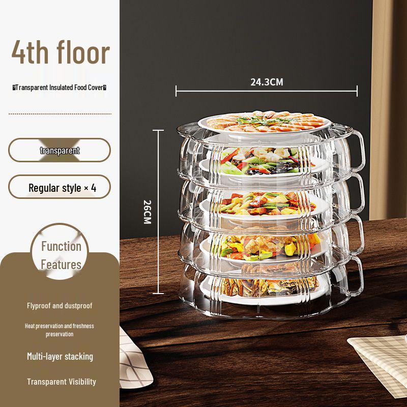 Breathable Dual-Use Food Cover: Insulating, Multi-Layer, Dust & Insect Proof for Kitchen and Dining Table