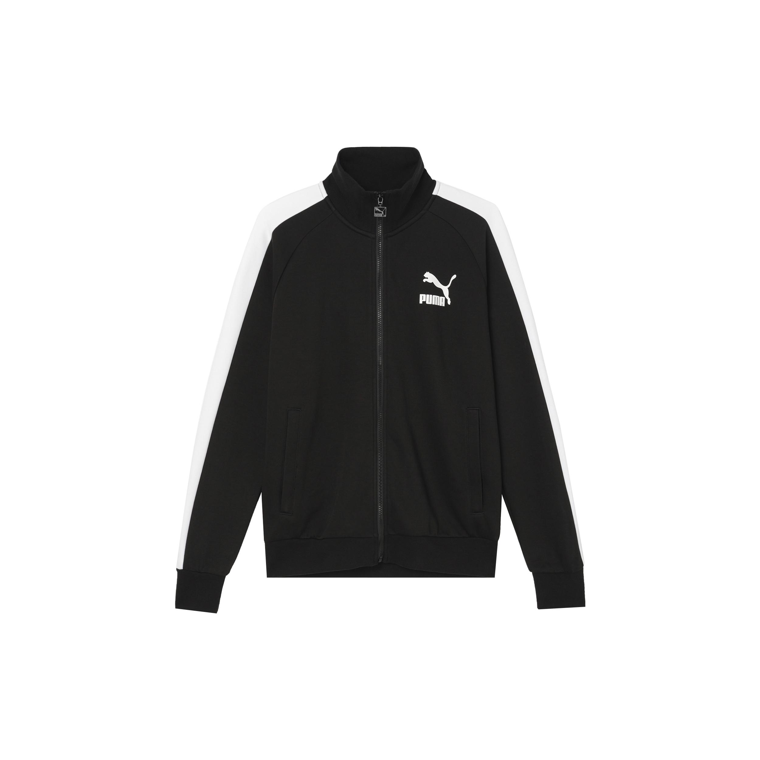 PUMA Sports Leisure Knitted Stand-up Collar Jacket Men s Black 531377-01 S