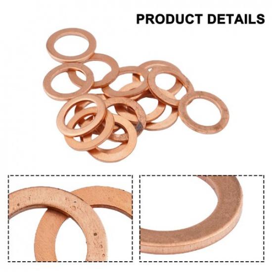 Premium 14mm Gasket Seal Replacement for Mercedes Power System (15PCS)