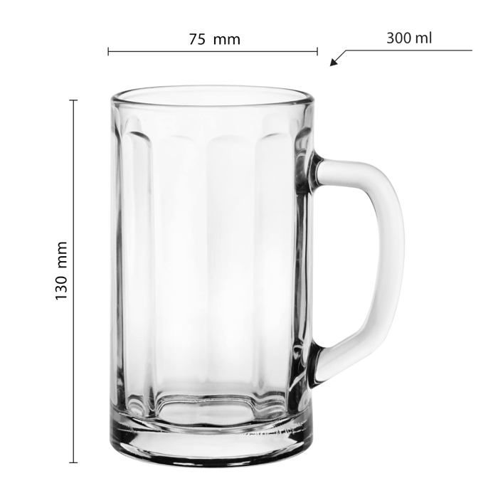 Verre a biere - chope a biere - bolee a cidre G glasmark krosno 1992 - a100056-0300-0000-00