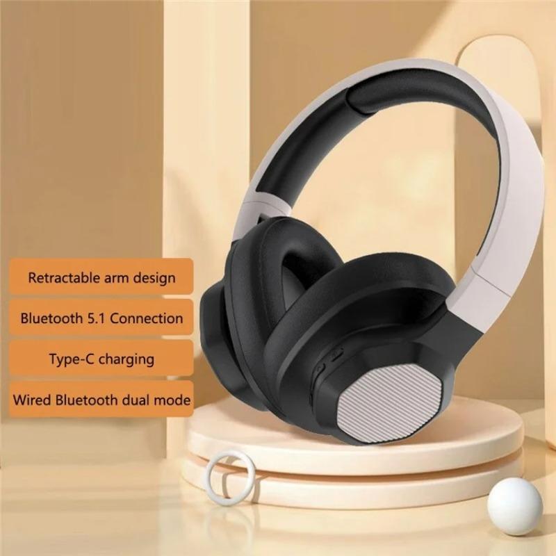 P2970 Wireless Folding Over-Ear Headphones Bluetooth-compatible 3D Ear-Cushioned Headset