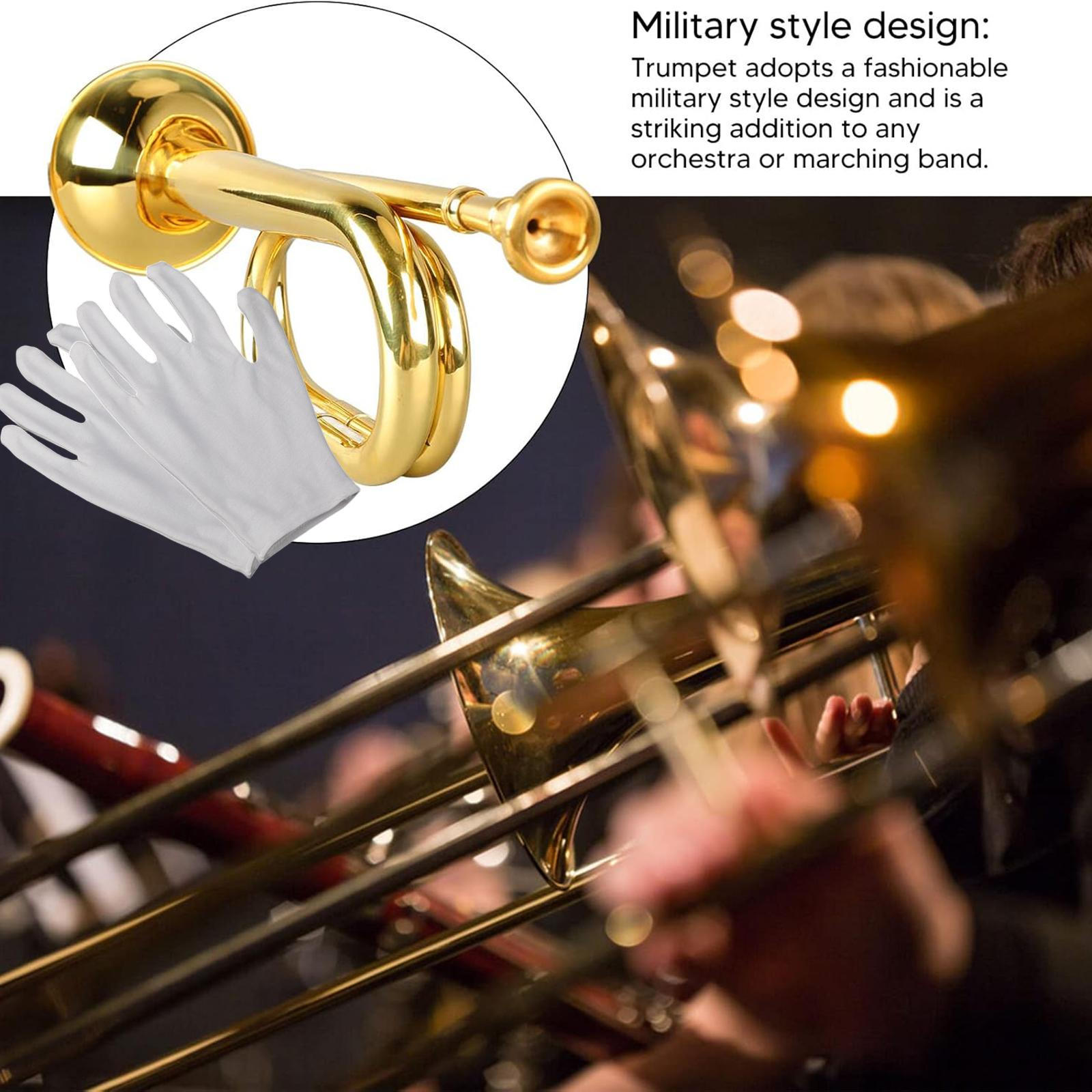 Медный духовой инструмент, труба, горн для игры на концерте, для начинающих, продвинутых