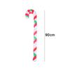 2/1 Stück Aufblasbare Weihnachtszuckerstangen Weihnachtsmannstock Ballons Outdoor Hängende Ornamente Weihnachten Navidad Party Dekoration Requisiten