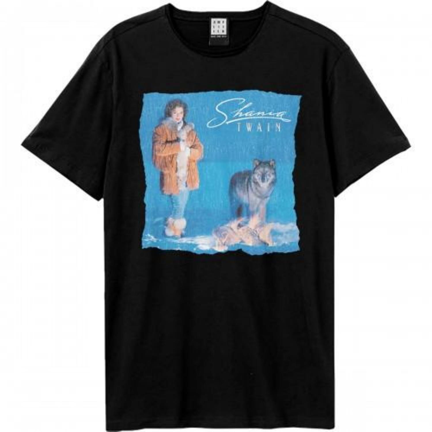 Amplified Unisex Adult Wolf Shania Twain T-Shirt S