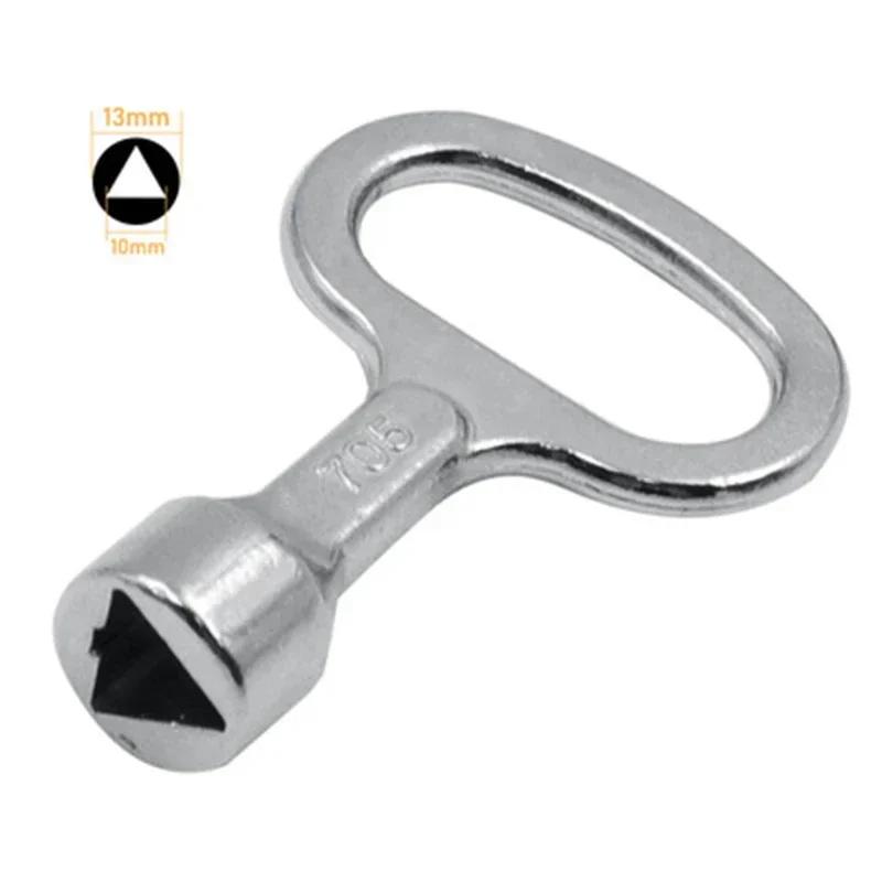 Universal Triangle Key Spanner - Multi-Point Lock Tool for Electric Cabinets, Lift Door Panels, Professional Security Wrench Set