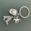 Western Cowboy Style Key Chain, Boots Cowboy Hat Horseshoe Pendant Key Chain, Holiday Gift