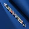 Bracelet Couleur Zircon Mode Européenne et Américaine Diamants Entiers Ciel Étoilé Éclatant Trésor Coloré