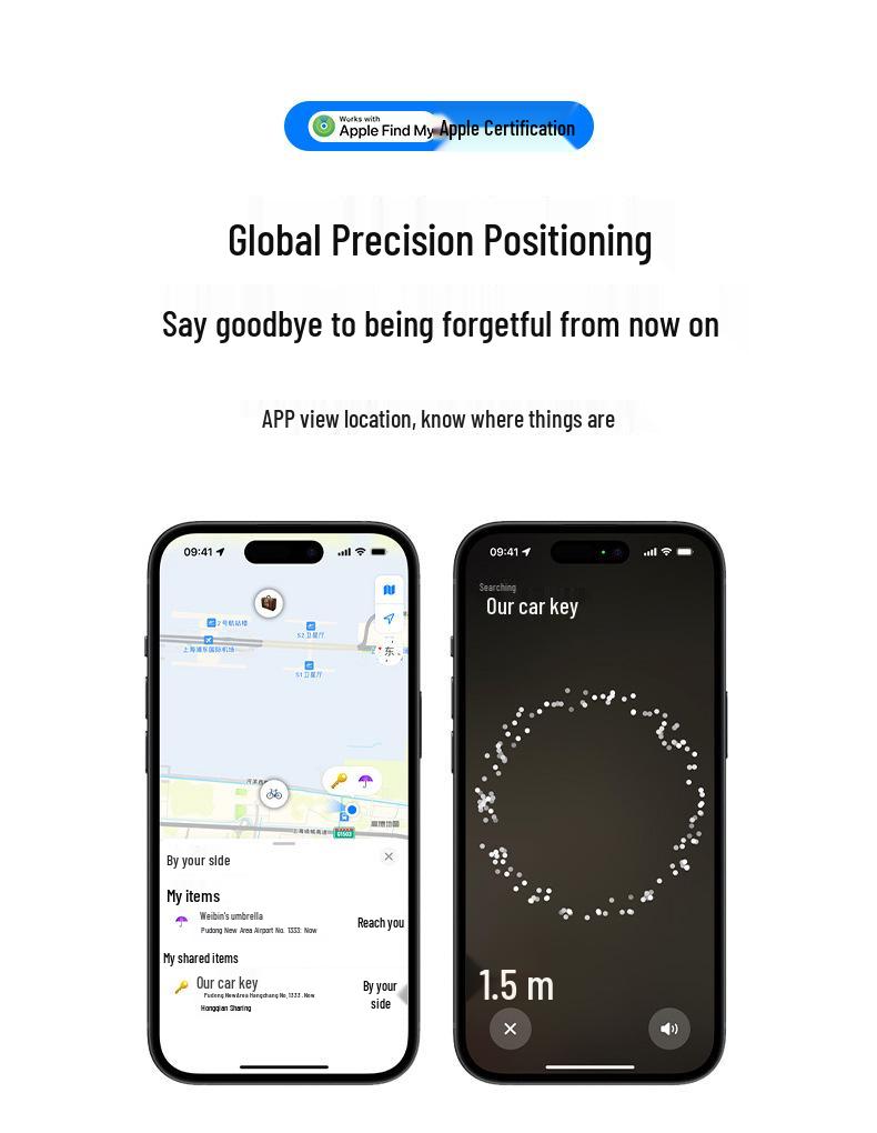 Universal AirTag Pet Tracker for Apple Find My System