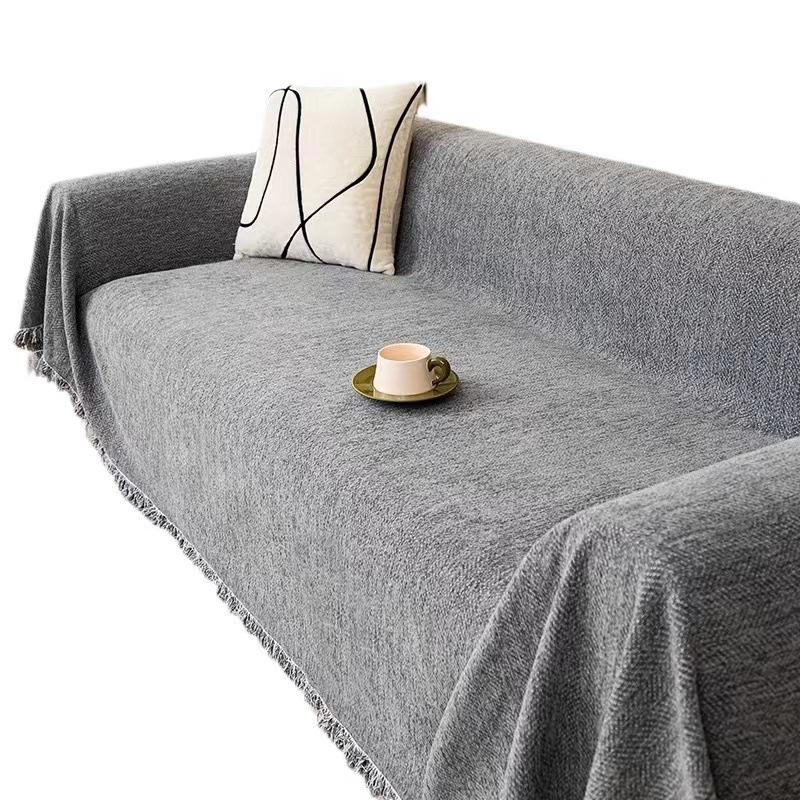 Sofa Cover Cloth Towel Simple Pattern Four Seasons Universal Sofa Cushion Nordic Style Cover Towel All-inclusive Cover