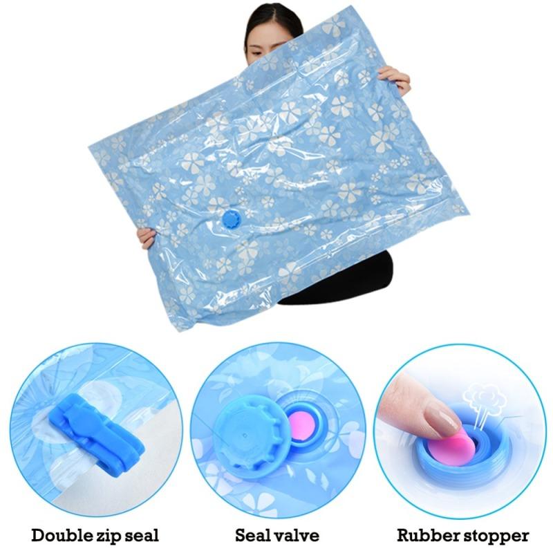 Thickened Vacuum Storage Bag For Cloth Compressed Bags with Hand Pump Reusable Blanket Clothes Quilt Organizer Travel