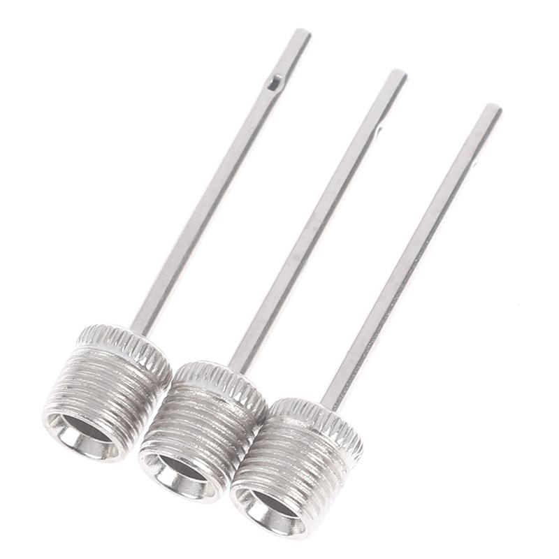 10Pcs Stainless Steel Pump Pin Sports Ball Inflating Pump Needle For Football