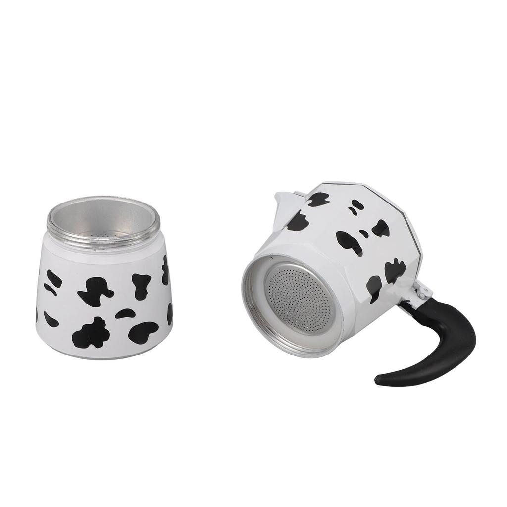 Milk Cow Color   Pot Aluminum Coffee Pot Coffee Maker for Home Cafe Outdoor Activities Camping Travel