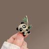 Elegant Panda Bamboo Brooch: Chic & Cute Women's Accessory