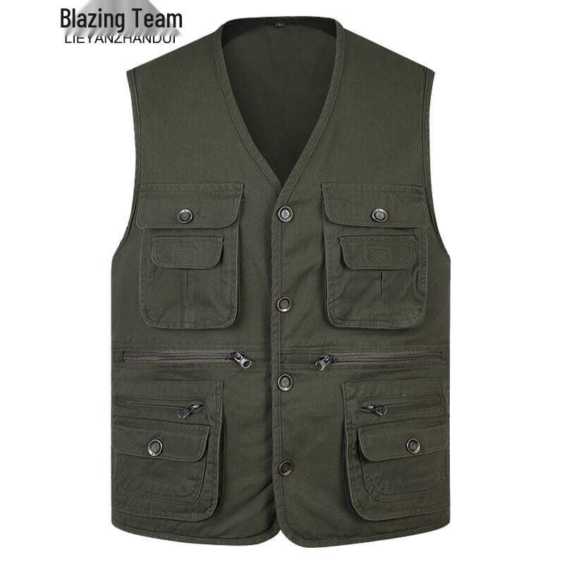 

Мужской жилет для активного отдыха с несколькими карманами L