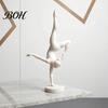 Elegant Dance Lover Gifts 3D Printed Rhythmic Gymnastics Figurine, Modern Minimalist Art Sculpture, Home Office Desk Ornaments Handstand Ballet