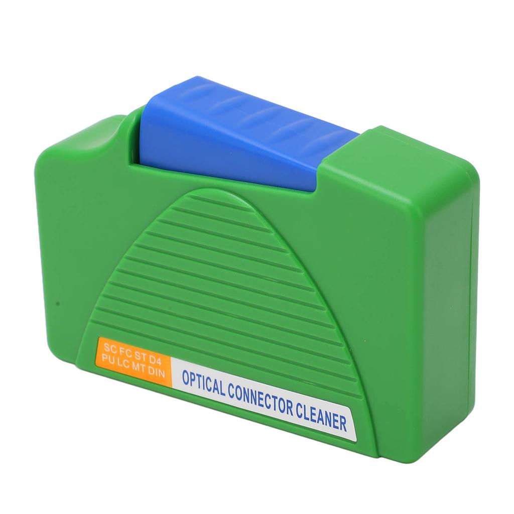 Fiber Optic Cleaning Box Efficient Optical Fiber Connector Cleaner ABS Portable Optic Clean Box for SC FC ST LC