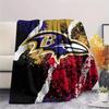 Baltimore Ravens2 Flannel Blanket, High quality Comfortable for All Seasons, Home Decor, Warmth and Comfort