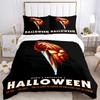 John Carpenter's Halloween Returns to Theaters Bedding Set Comforter Cover Gift for Bedroom,Includes 1 Cover and 2 Pillowcases, No InsertB615