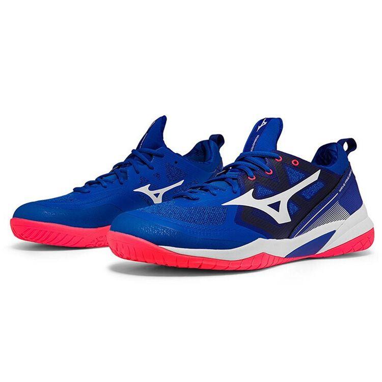Mizuno Wave Fang Zero 2 Low Top Badminton Shoes Men Shoes Blue White 71GA219022