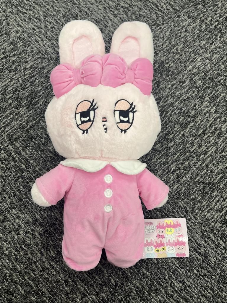 Esther Bunny Plush Toy with Ribbon OOTD Sunday (ootd_05)