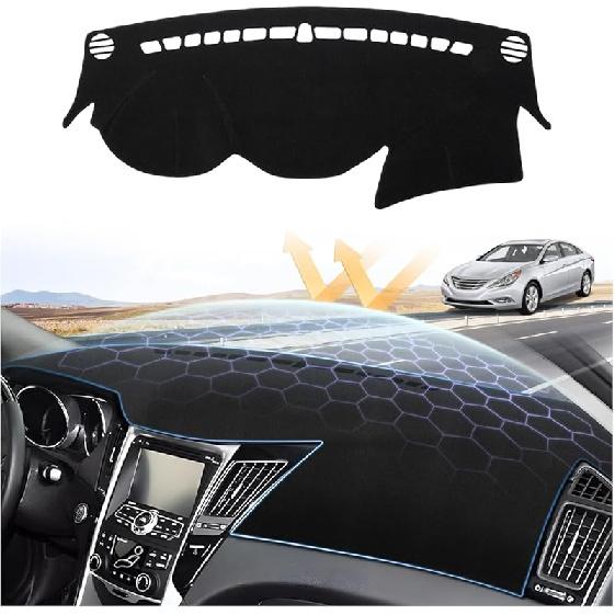 Dash Cover For 2015-2025 Ford Edge Dashboard Cover Mat For Edge Accessories Sunshade Nonslip Mesh Protector No Glare