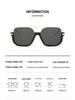 TY822 Korean Style Anti-Glare Half-Frame Sunglasses for Trendy Street Style Look