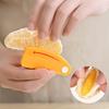 Plastic Foldable Orange Peeler Tool Compact Design Lightweight Durable Kitchen Gadget for Easy Citrus Fruit Peeling and Preparation