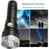 Flashlight Powerful Super Rechargeable Camping Mountaineering Outdoors Torch Portable Brightness Adjustable Supply