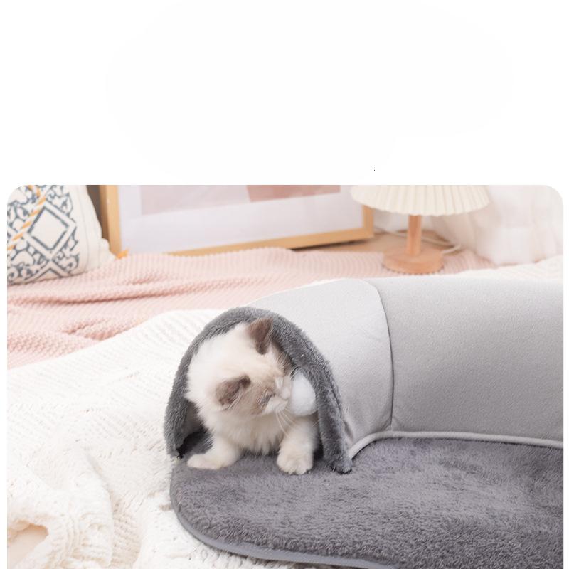Cat Nest Cat Tunnel  Sense of Security  Cat Shelter  Enclosed  All-season  Warm  Winter Cat Hole Pet Supplies