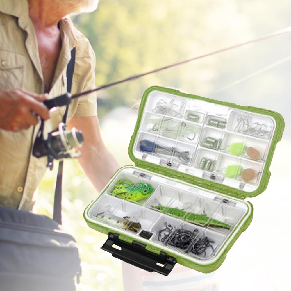 Cutie ABS Impermeabilă pentru Echipament de Pescuit, pentru Momeală, Cârlige, Organizator, Recipient, Accesoriu