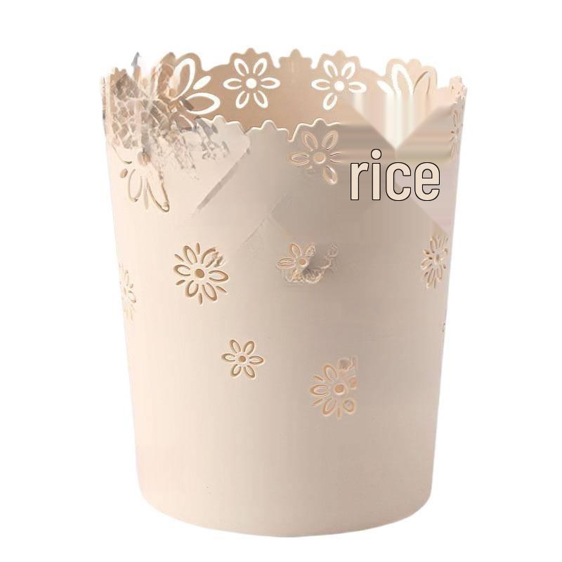 Lily Runder Plastik-Abfallkorb - Deckelloser Mülleimer für Küche, Bad, Büro - Erhältlich in den Größen Groß, Mittel und Klein.