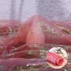 Wrinkled Organza Fabric Illusion Color Iridescent Organza  for Dress Curtains