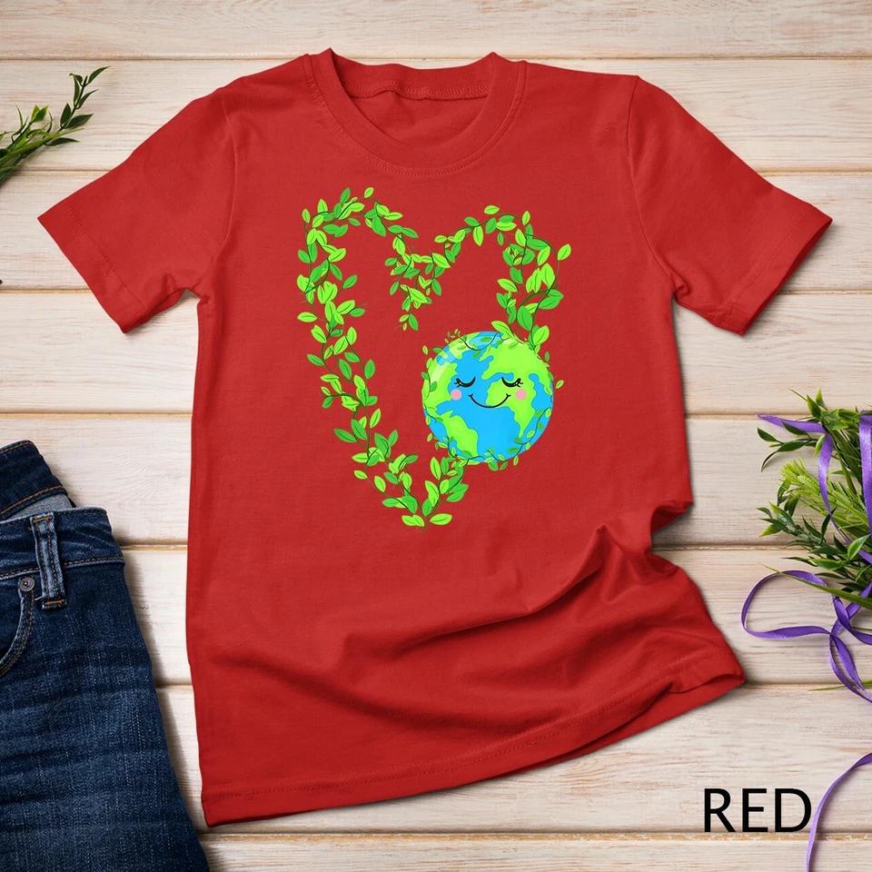 Earth Day 2023 Heart Earth Day Kids Boys Girl T-Shirt Unisex T-shirt 7 S