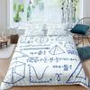 Periodic Table Of Elements Duvet Cover Science Bedding Set Microfiber Chemistry Lovers Learning Image For Kids Teens Adult Decor