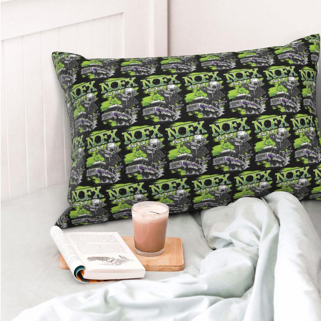 Nofx Rectangle Pillowcase Cushion Cover Decor Bedroom Bed Home Comfort Throw Pillow