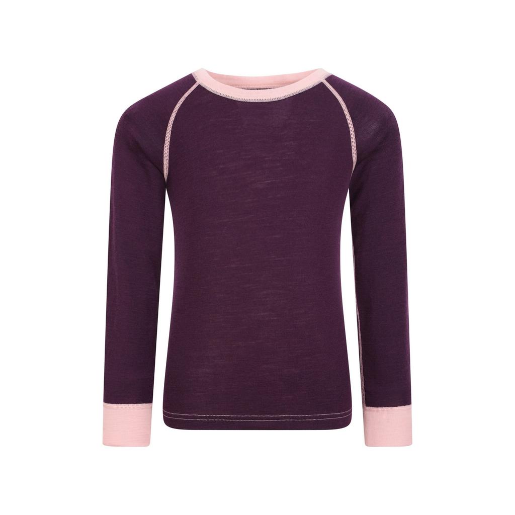 Mountain Warehouse Childrens/Kids Merino II Round Neck Base Layer Top