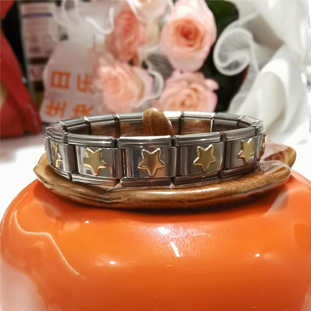 Pentagram Bracelet Elastic Bracelet Fashion Gift Diy Novelty Splicing Bracelet Gift for Women New Style Bracelet