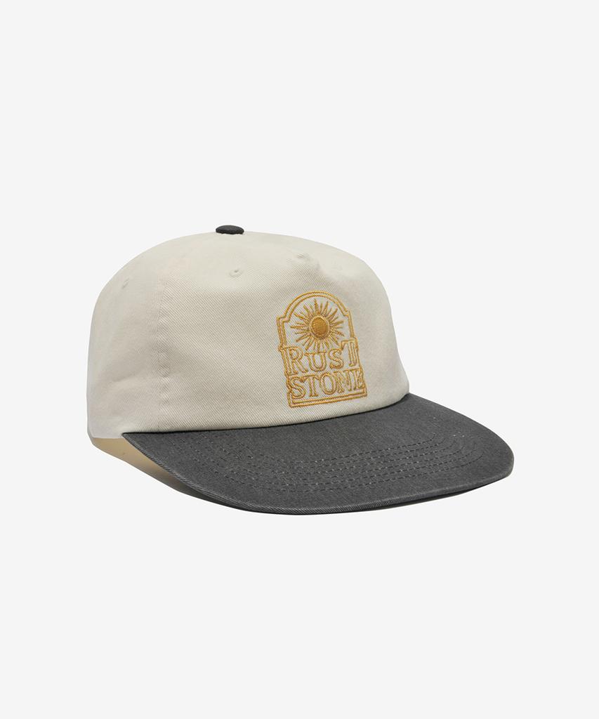Leoseuteuaenseuton Sun Emblem Ball Cap Ivory/Black