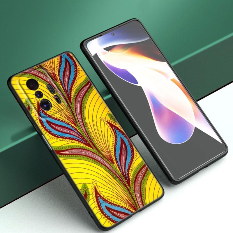 

Эстетический чехол для телефона из африканского воска Fabic для Xiaomi Mi A2 8 9 SE Note 10 10T 11 12 Lite 9T 11T 12S 12T Pro A3 6X 12X, черный чехол Xiaomi Mi A2(6X)