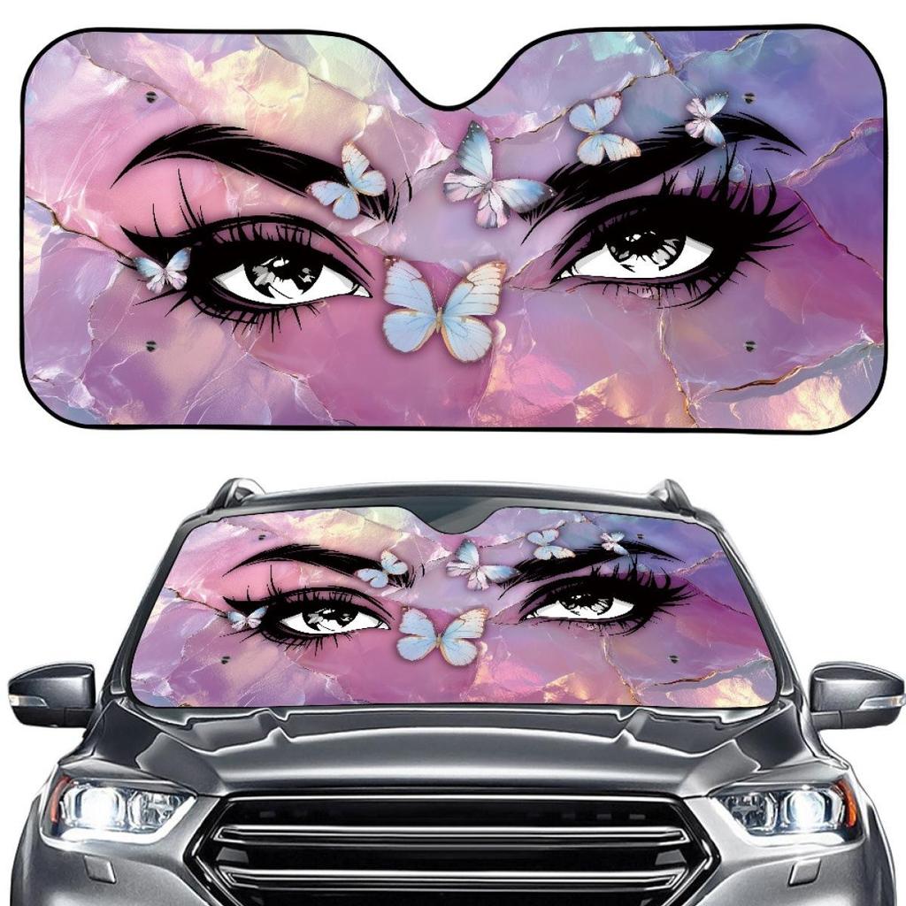 Universal Customizable One-Piece Car Windshield Sunshade