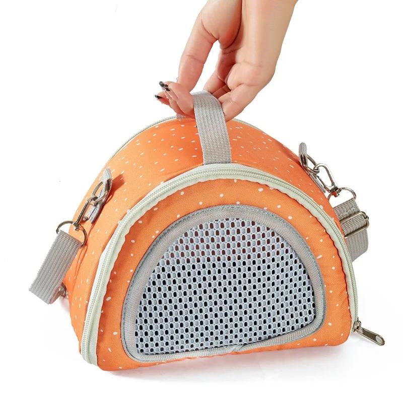 

New Cross carrying hamster outdoor bag hedgehog Totoro guinea pig and other small pet carry on bags breathable handheld pet bag