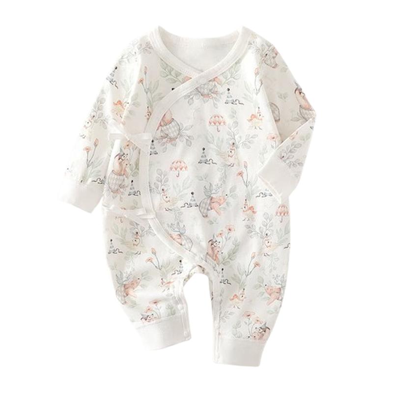 

JOYNCLEON Newborn Baby Pure Cotton Monk-Style Romper 59#