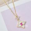 Four-Pointed Star Necklace, Women'S Light Luxury, High-End Versatile Temperament, The Same Jewelry