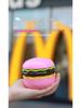 USB Charger Hamburger & Fries Desktop Fan - Cute & Fun Student Desk Ornament