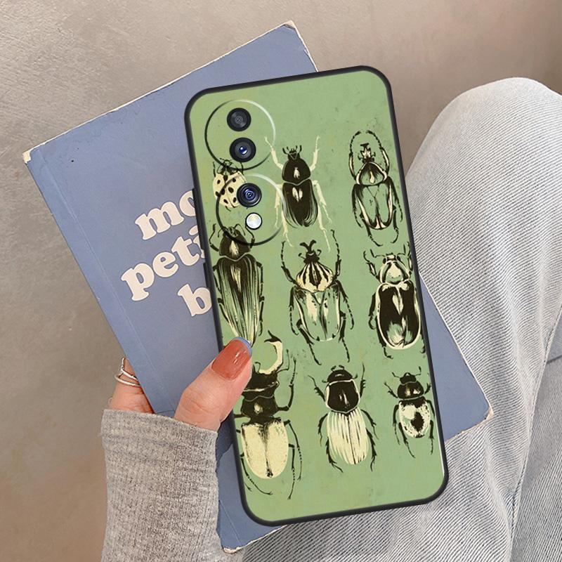 Beetles Insects Case For Honor Magic 8 Pro 5 6 7 Lite Cover For Honor 200 400 90 70 50 X8a X8b X9a X9b X9c