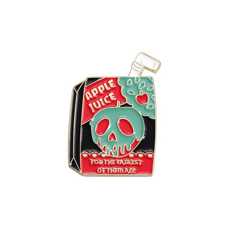Milk Box Stylish Brooches Creative Alloy Pins For Trendy Men And Women Perfect For Summer 2024 Fashion